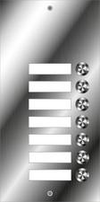 Auta 873317 PLACA INOX XENIA P