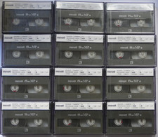 12 New Maxell 120 Minute/Min
