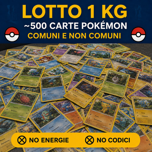 Lotto 1kg 500 - 1kg, pokémon