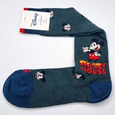 Calze Lunghe Uomo Disney Mickey Mouse Verde Cotone Taglia Unica in the box