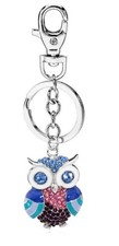 BIJOU DE SAC HIBOU STRASS