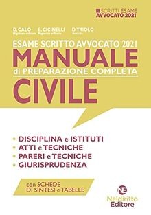 Esame scritto avvocato 2021 - scritto,