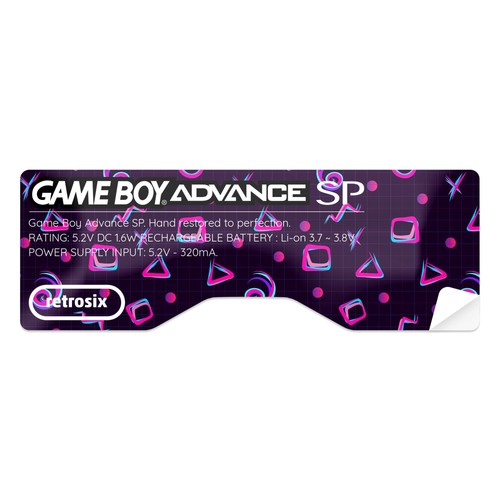 Adesivo game boy advance - adesivo,