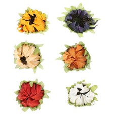  6 Pcs Fiori Artificiali Realistici Girasoli Gialli Decorazione Di Nozze