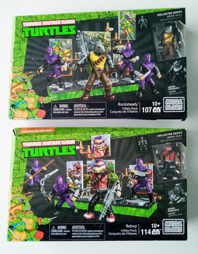 Tmnt mega bloks bebop - 2x,