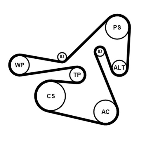 Kit cinghia trapezoidale