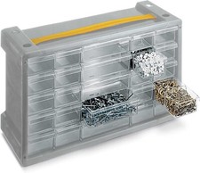 Cassetta Cassettiera 25 Scompartimenti Cassetti Porta Minuteria Terry Poker 25