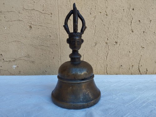Antica campana tibetana - antica, in