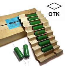 2pcs Condensatore PIO 1uF 250V 10% K75-10 Amplificatore Audio Carta in Olio URSS NOS