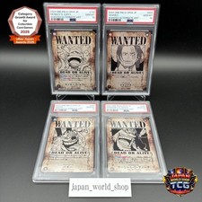 PSA 10 OP09 Wanted Card set