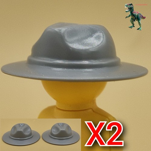Playmobil cappello grigio - x2,