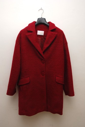 Cappotto tessuto bouclè - tessuto,
