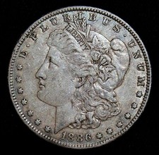 1886-O Dollaro Morgan Argento