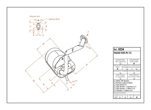 Marmitta sito piaggio vespa - sito,