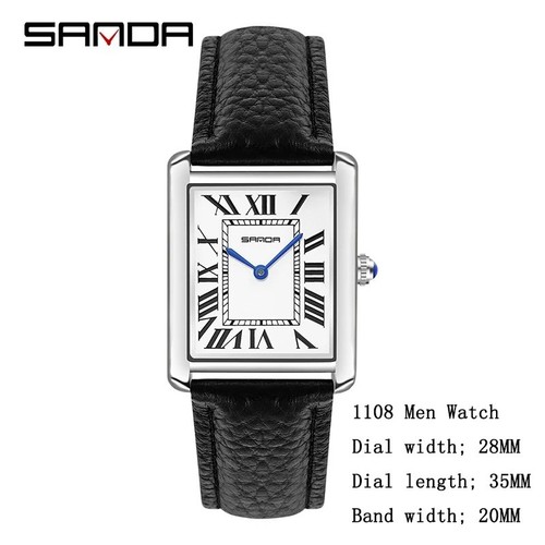Orologio sanda tank style - sanda, uomo