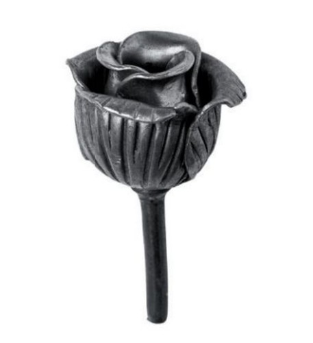 Rosa ferro battuto fiore - battuto,