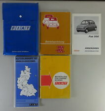 Cartella di Bordo + Manuale Uso e Manutenzione Fiat 500 / 500L Stand 11/1973