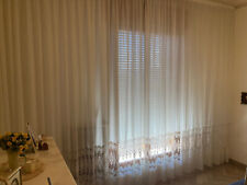  Tende da Camera da Letto per Interni, 2 Pezzi  bianche alta 3,00 mt x 4,00 mt