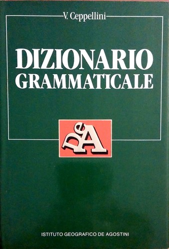 Dizionario grammaticale v - dizionario,