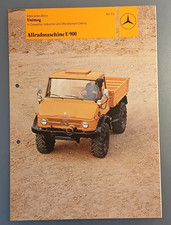 Brochure Mercedes-Benz Unimog 4 ruote motrici U 900