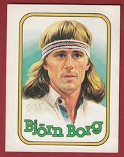 FIGURINE TENNIS PANINI'S STICKERS STAR ESPANA 82 BJORN BORG NUOVA