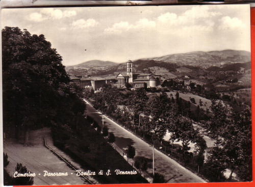 Cartolina camerino b n - ,