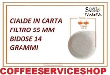 100 CIALDE IN CARTA FILTRO 55 MM BIDOSE 14 GRAMMI MISCELA CREMA- 200 DOSI -