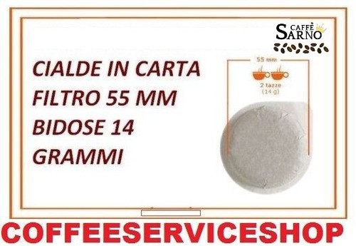 100 cialde carta filtro 55 - filtro,