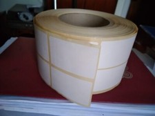 ETICHETTE ADESIVE formato 3,5 x 6 cm ROTOLO DI ORIGINARI 100 MT COMPLETO AL 99%