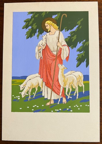 Cartolina dipinta mano - cartolina,