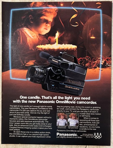 Panasonic omnimovie 1988 vhs - panasonic,