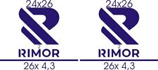 adesivi rimor lettera r ultima 2 elementi con riga da 50 cm