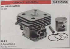 CILINDRO COMPLETO PISTONE DECESPUGLIATORE ZENOAH KOMATSU GZ 45N Ø 43