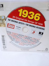 CD INTROVABILE 20 BRANI ORIGINALI DELL'ANNO 1936 Cd compilation 1936 NUOVO Siae