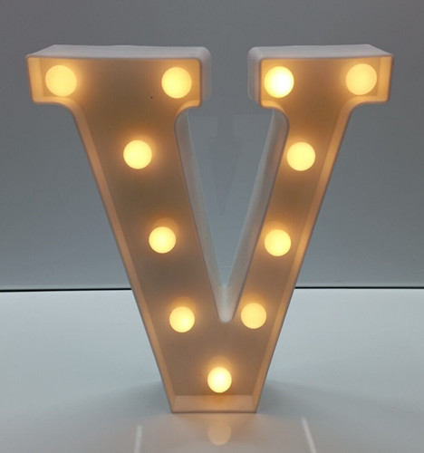 Lettera luminosa led 22cm - lettera, v