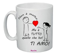 tazza mug  8x10 scritta ti amo