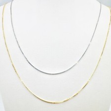 Venetian box chain Solid gold