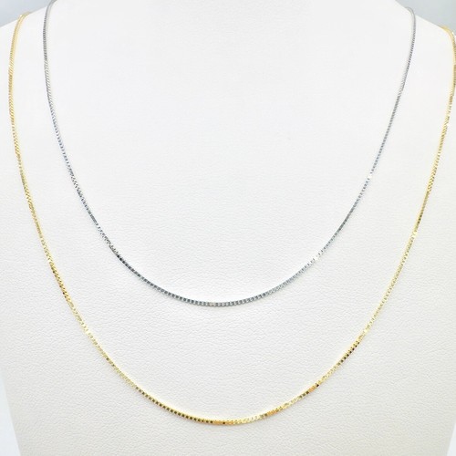 Venetian box chain solid gold - box,