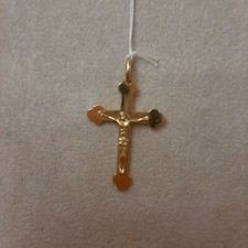 CROCE IN ORO GIALLO 18 kt