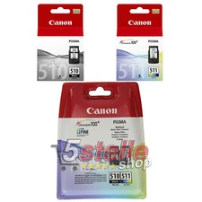 CARTUCCE ORIGINALI NERO/COLORE CANON PIXMA PG-510 CL-511 A SCELTA