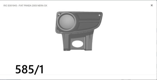 E00194s griglia paraurti - griglia,