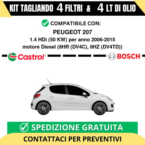 Tagliando filtri bosch 4 - bosch, e