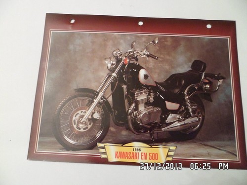 Carte fiche moto kawasaki - fiche,