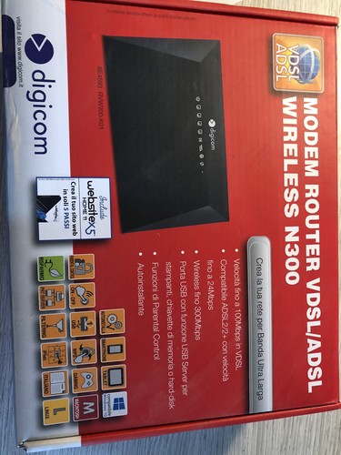 Digicom modem router - digicom, vdsl/adsl