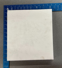 1 PTFE VERGINE TEFLON spessore 3/8" PTFE/FOGLIO 1.375" x 10.375" X 11.50"