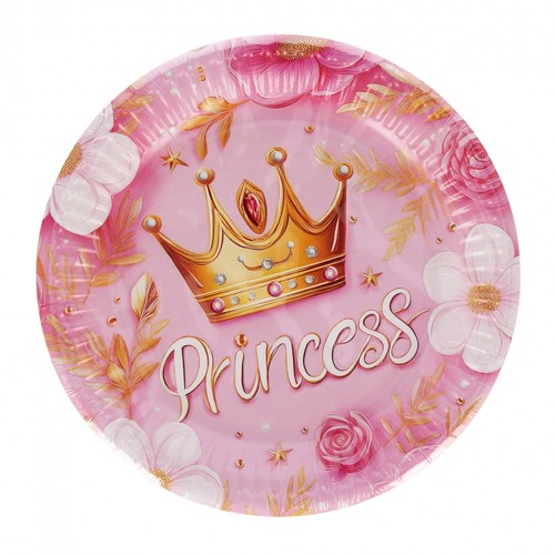 Talerz papierowy 180 princess - talerz,