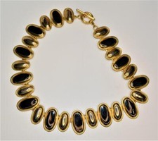 Collana Vintage In Oro Nero