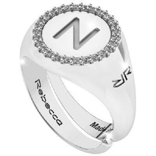 Anello rebecca iniziali - anello,