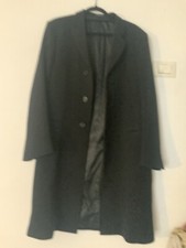 Armani, Cappotto Uomo Tg 48 Come Nuovo Nero