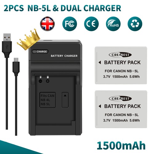 Batteria per canon - 2x,